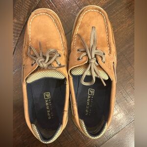 Sperry Men's Brown Leather Boat Shoes Size 6.5